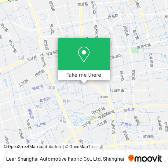 Lear Shanghai Automotive Fabric Co., Ltd map