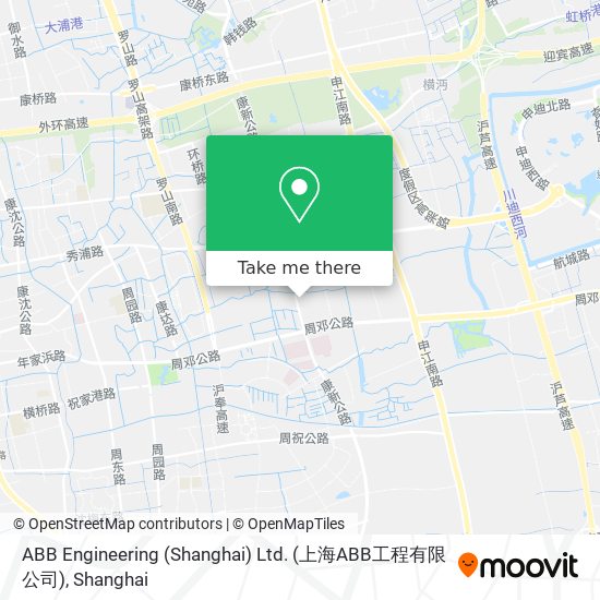 ABB Engineering (Shanghai) Ltd. (上海ABB工程有限公司) map