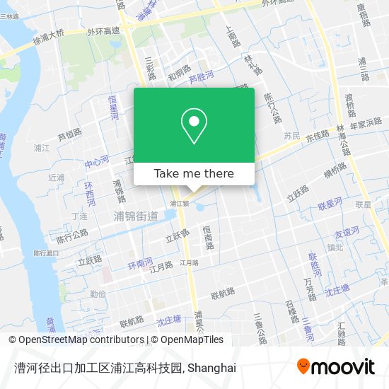 漕河径出口加工区浦江高科技园 map