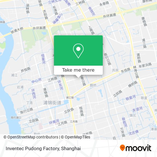 Inventec Pudong Factory map