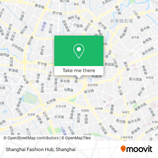 Shanghai Fashion Hub map