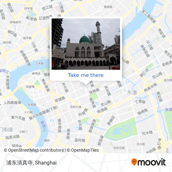 浦东清真寺 map