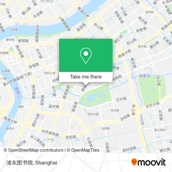浦东图书馆 map