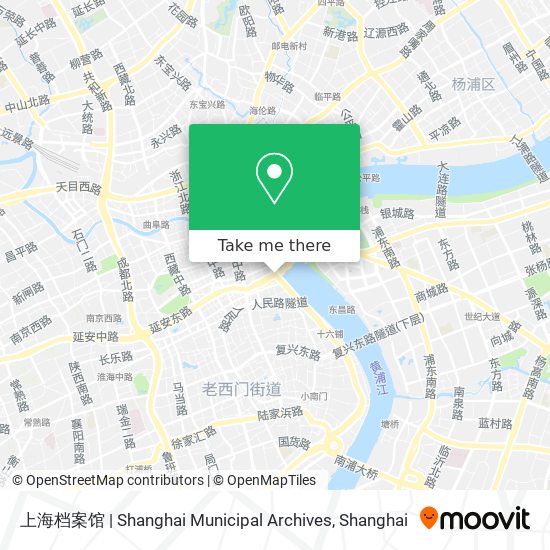 上海档案馆 | Shanghai Municipal Archives map