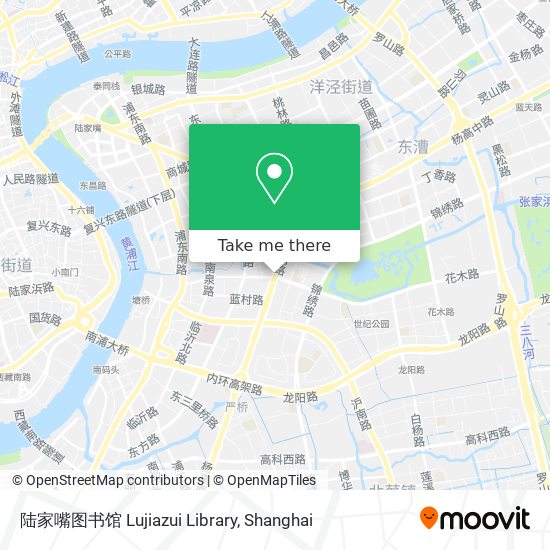 陆家嘴图书馆 Lujiazui Library map