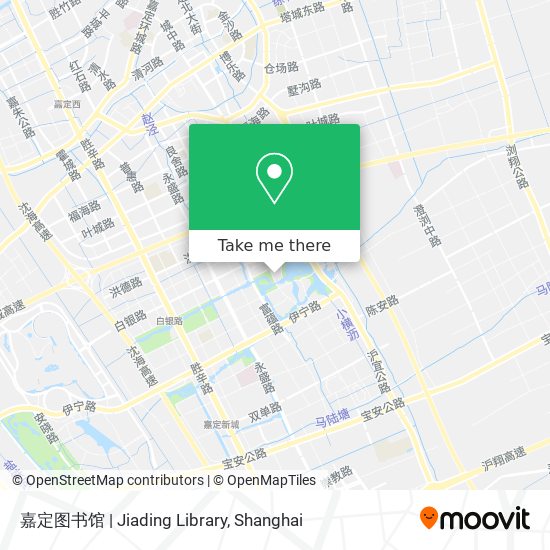 嘉定图书馆 | Jiading Library map