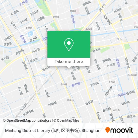 Minhang District Library (闵行区图书馆) map