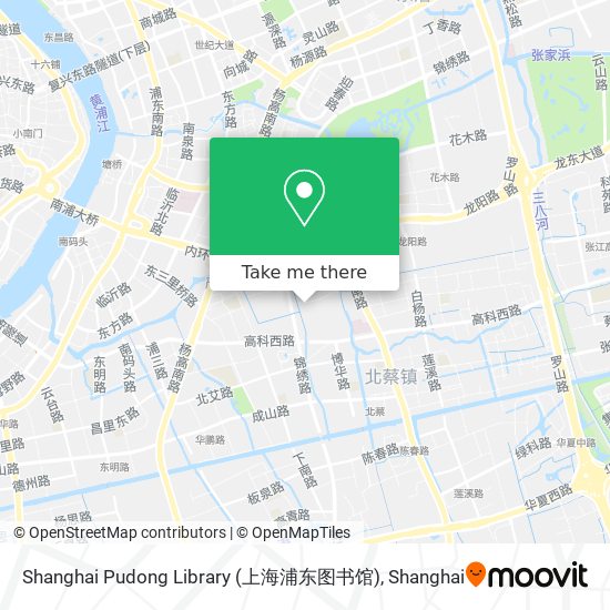 Shanghai Pudong Library (上海浦东图书馆) map
