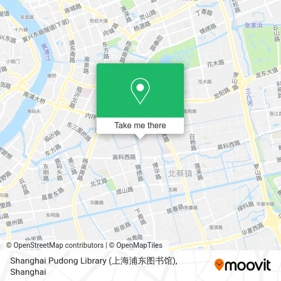 Shanghai Pudong Library (上海浦东图书馆) map