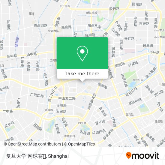 复旦大学 网球赛🎾 map