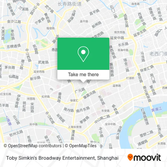 Toby Simkin's Broadway Entertainment map