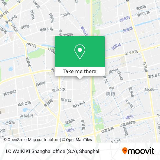 LC WaIKIKI Shanghai office (S.A) map