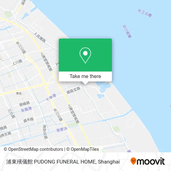 浦東殯儀館 PUDONG FUNERAL HOME map