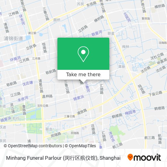 Minhang Funeral Parlour (闵行区殡仪馆) map