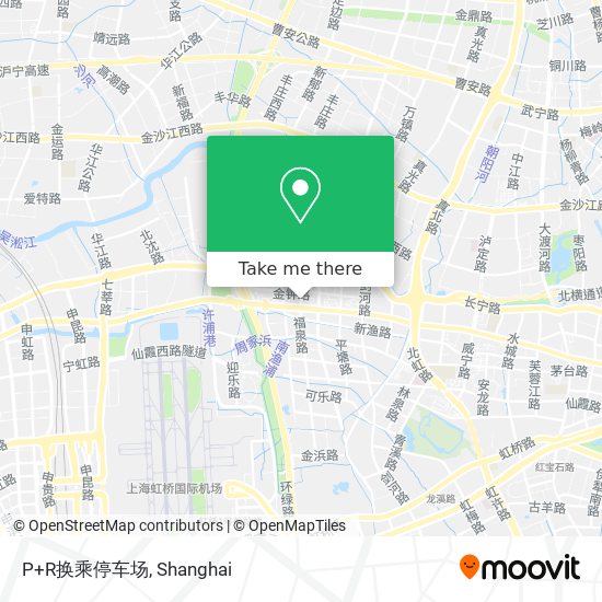 P+R换乘停车场 map
