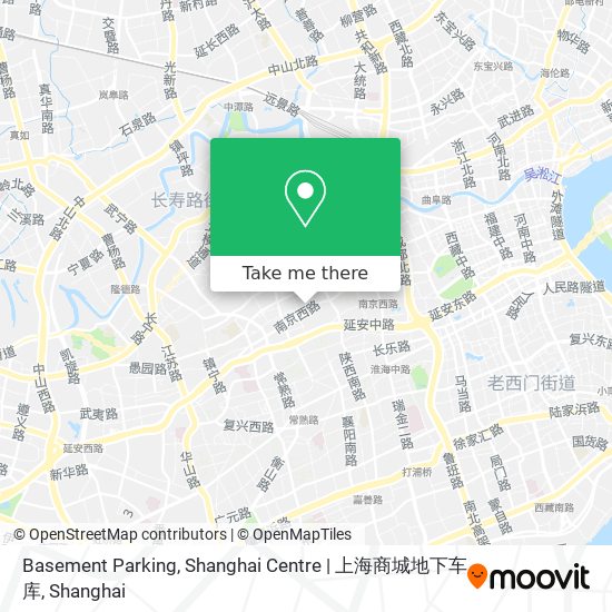 Basement Parking, Shanghai Centre | 上海商城地下车库 map