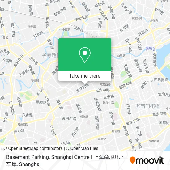 Basement Parking, Shanghai Centre | 上海商城地下车库 map