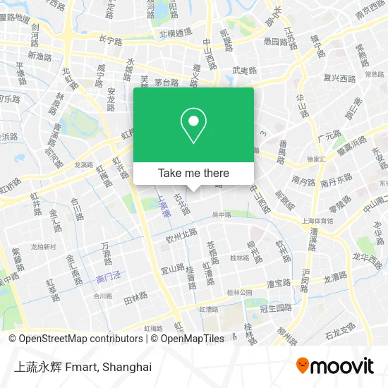 上蔬永辉 Fmart map