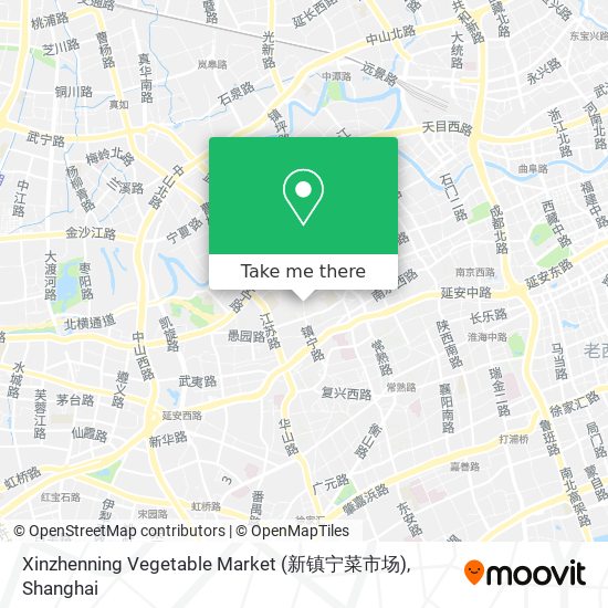 Xinzhenning Vegetable Market (新镇宁菜市场) map