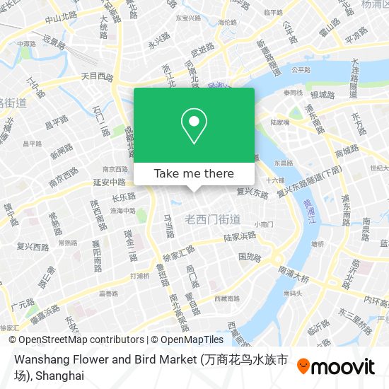 Wanshang Flower and Bird Market (万商花鸟水族市场) map
