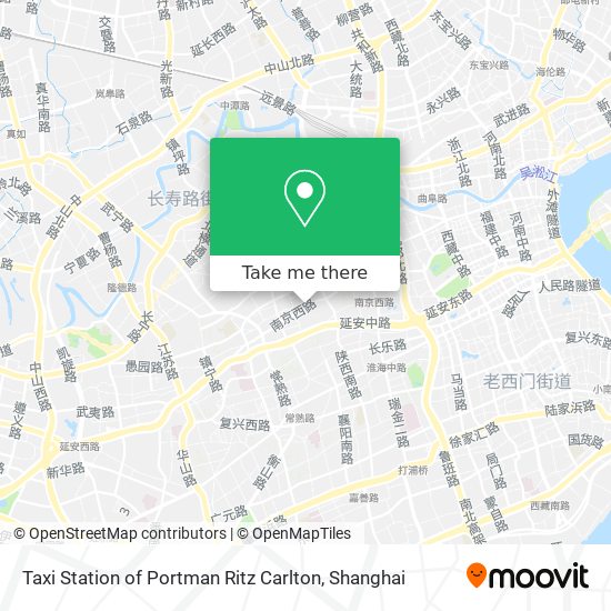 Taxi Station of Portman Ritz Carlton map