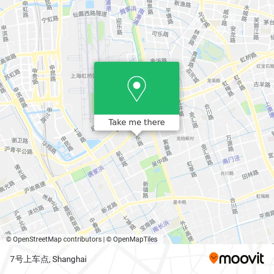 7号上车点 map
