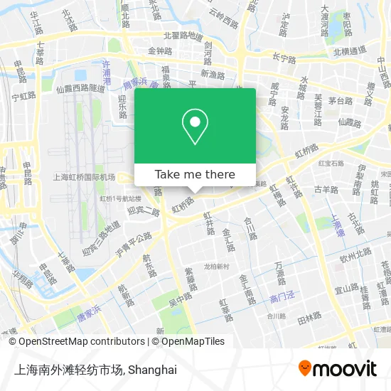 上海南外滩轻纺市场 map