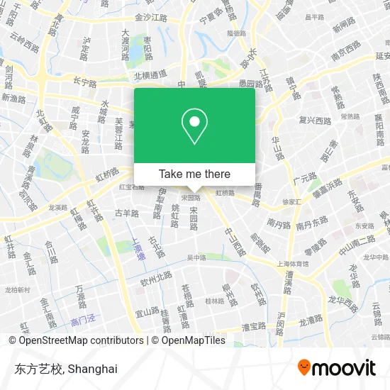 东方艺校 map