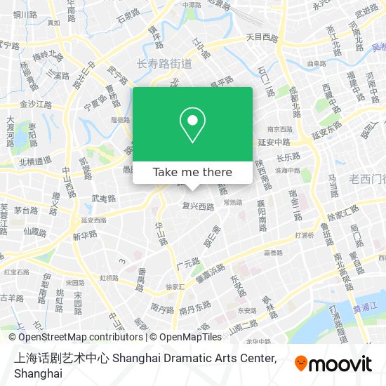 上海话剧艺术中心 Shanghai Dramatic Arts Center map