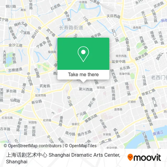 上海话剧艺术中心 Shanghai Dramatic Arts Center map