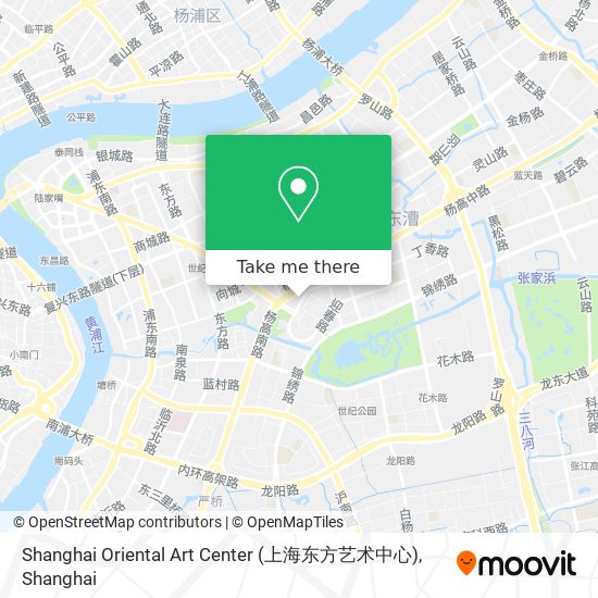 Shanghai Oriental Art Center (上海东方艺术中心) map