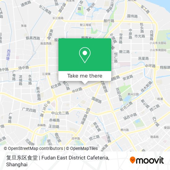 复旦东区食堂 | Fudan East District Cafeteria map