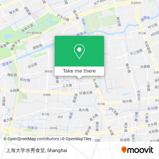 上海大学水秀食堂 map