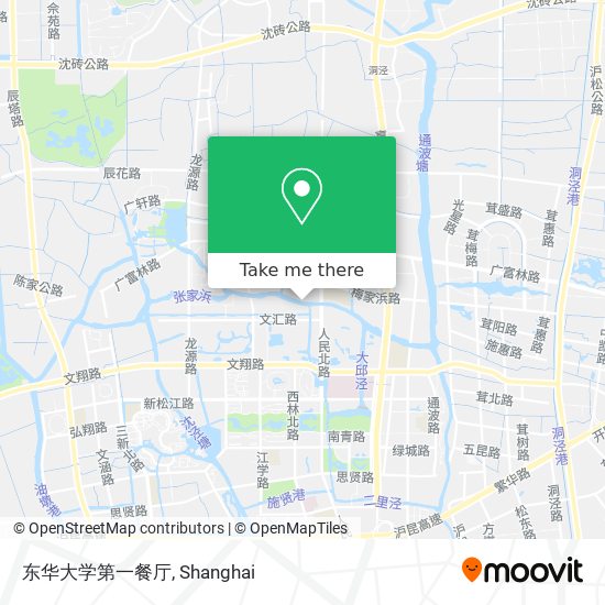 东华大学第一餐厅 map