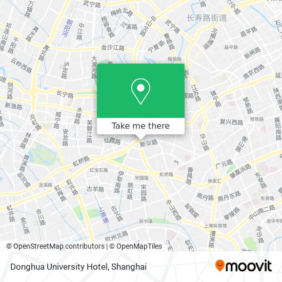 Donghua University Hotel map