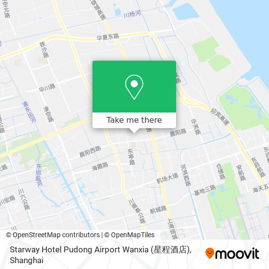 Starway Hotel Pudong Airport Wanxia (星程酒店) map
