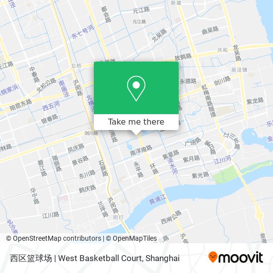 西区篮球场 | West Basketball Court map