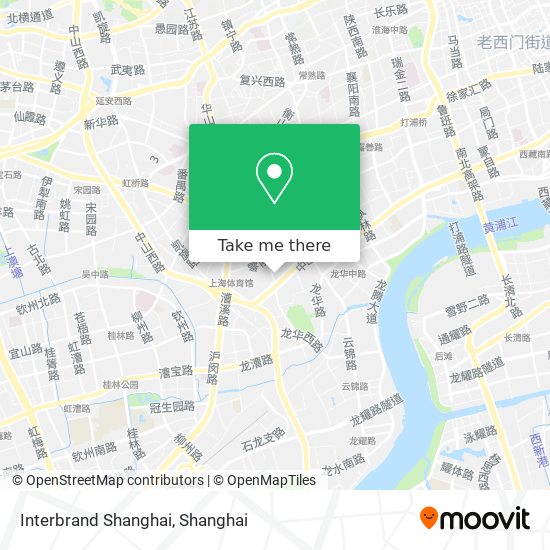 Interbrand Shanghai map