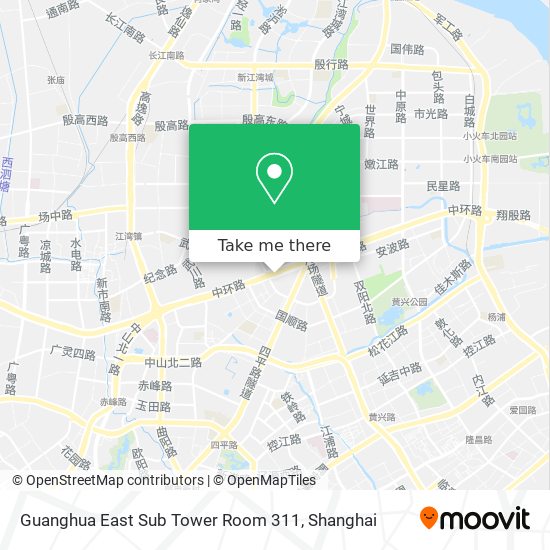 Guanghua East Sub Tower Room 311 map