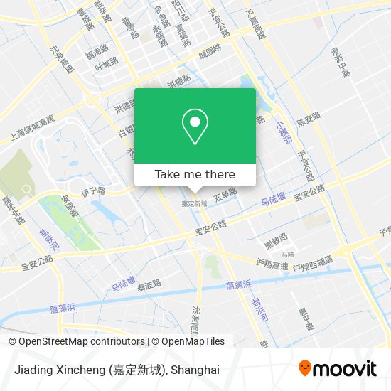 Jiading Xincheng (嘉定新城) map