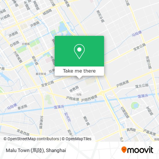 Malu Town (馬陸) map