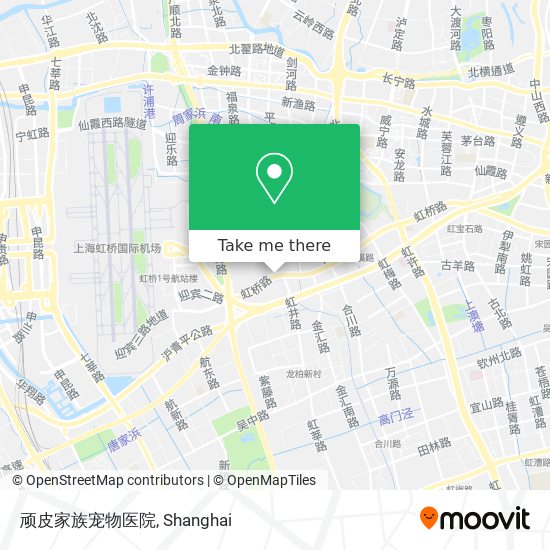 顽皮家族宠物医院 map