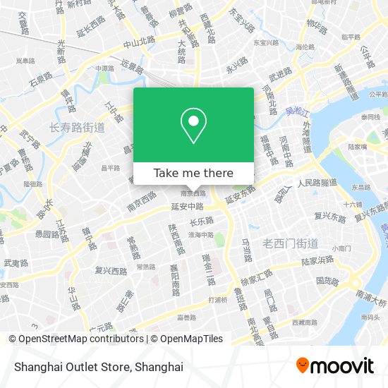 Shanghai Outlet Store map
