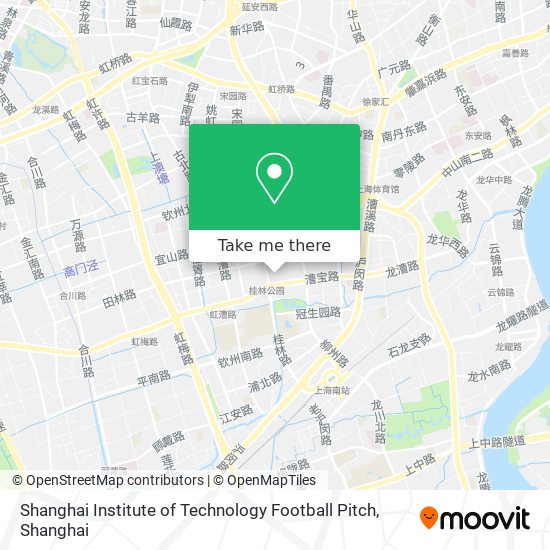 Shanghai Institute of Technology Football Pitch map