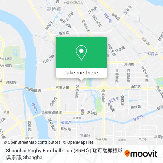 Shanghai Rugby Football Club (SRFC) | 瑞可碧橄榄球俱乐部 map