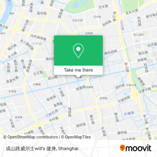 成山路威尔士will's 健身 map