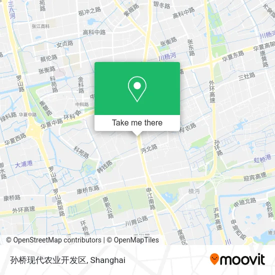 孙桥现代农业开发区 map