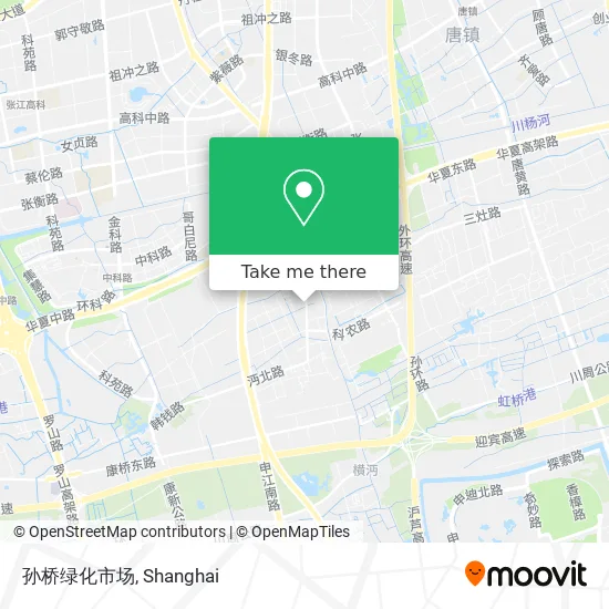 孙桥绿化市场 map