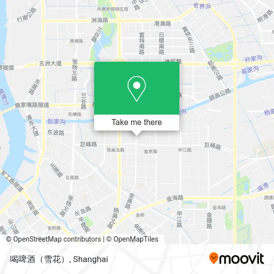 喝啤酒（雪花） map