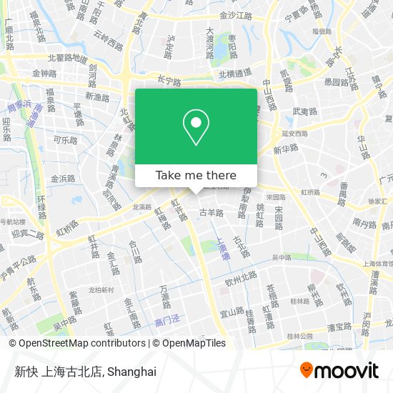 新快 上海古北店 map